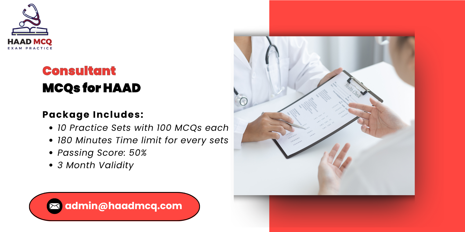 Consultant MCQs for HAAD