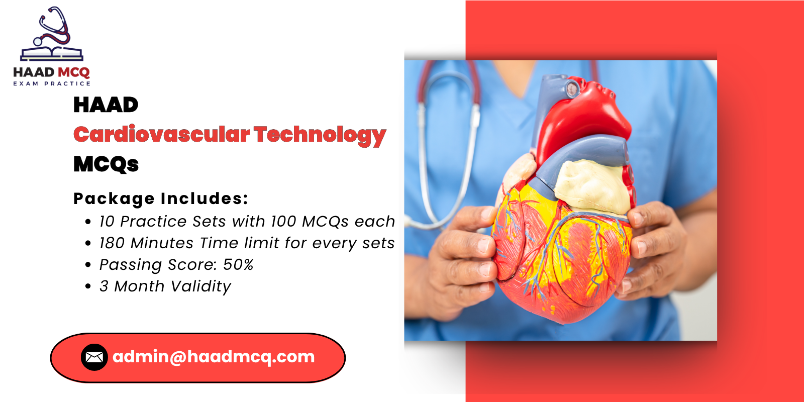 HAAD Cardiovascular Technology MCQs