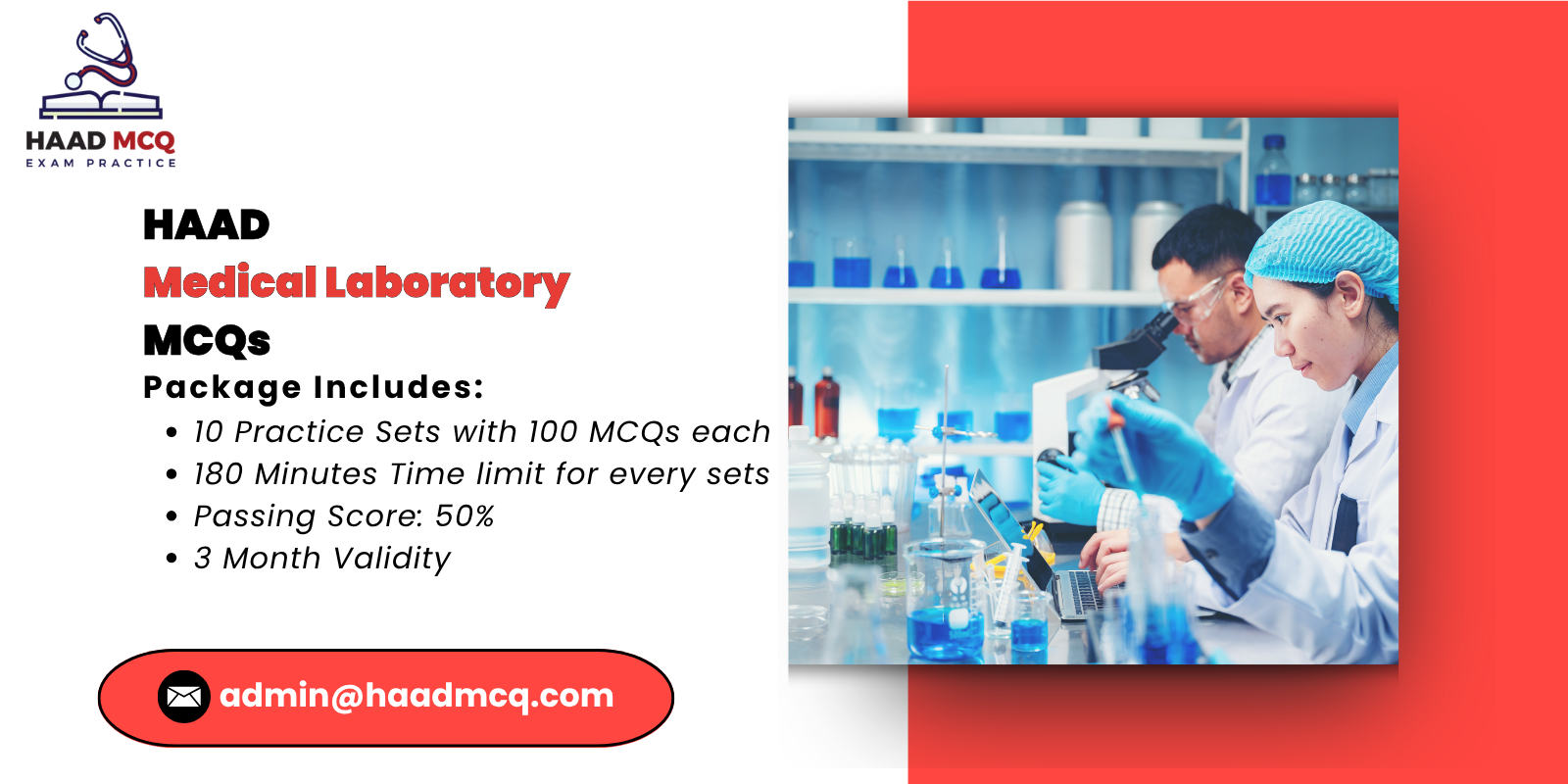 HAAD medical laboratory MCQs