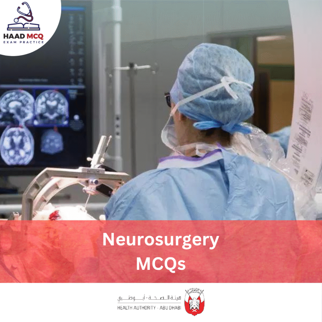 ARAB BOARD NEUROSURGERY EXAM MCQS visual data 3