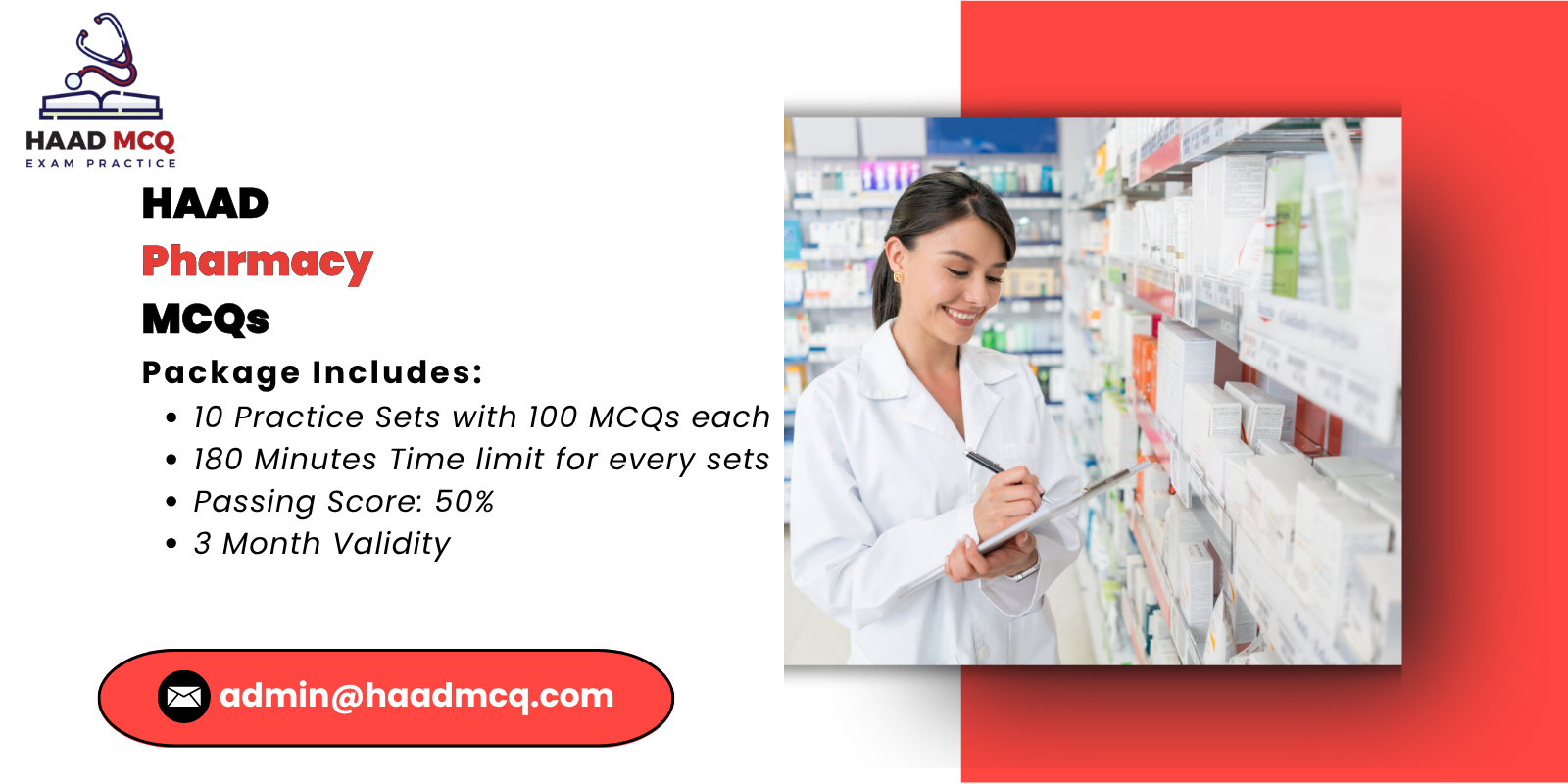 HAAD pharmacy MCQs
