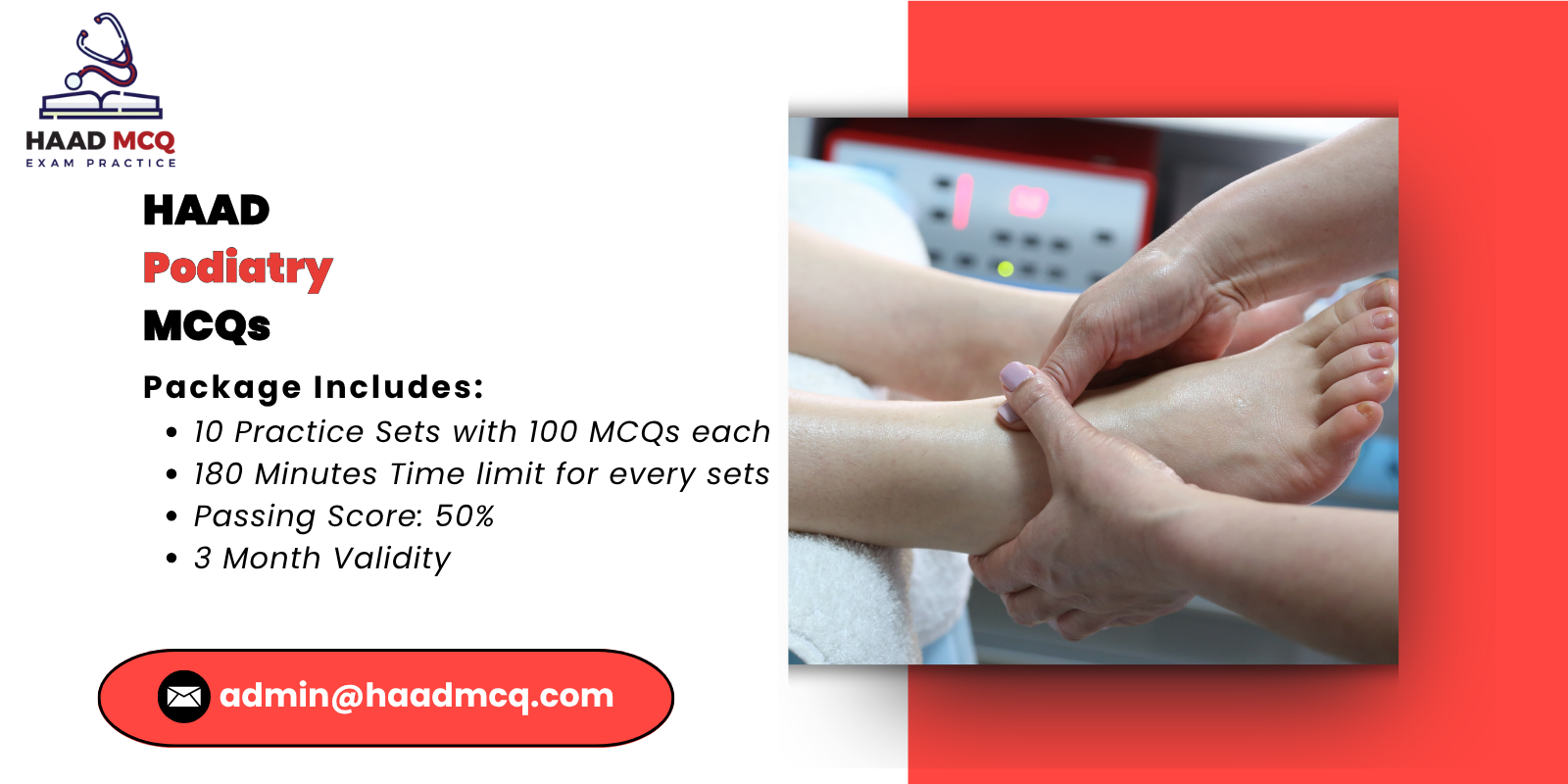 HAAD Podiatry MCQs
