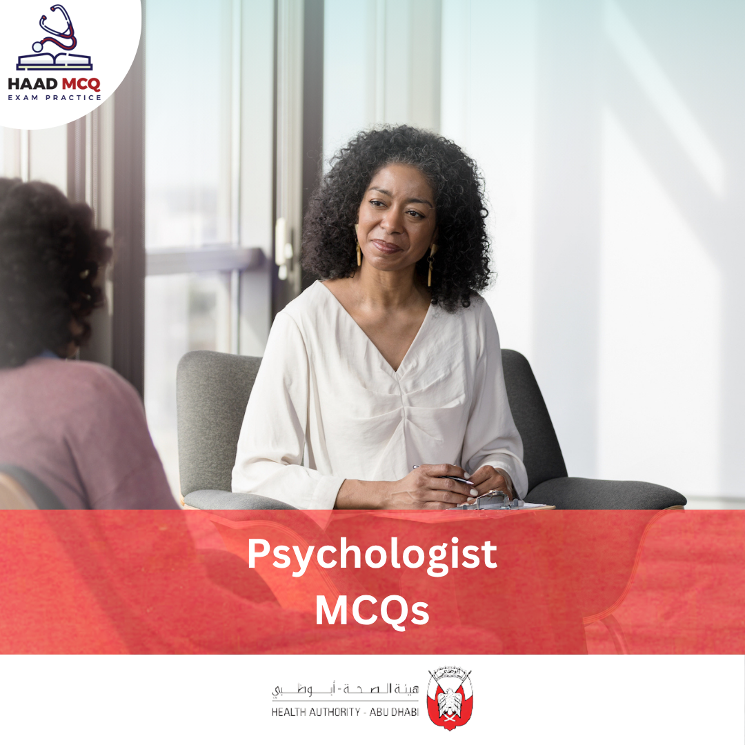 HAAD Psychologist MCQs