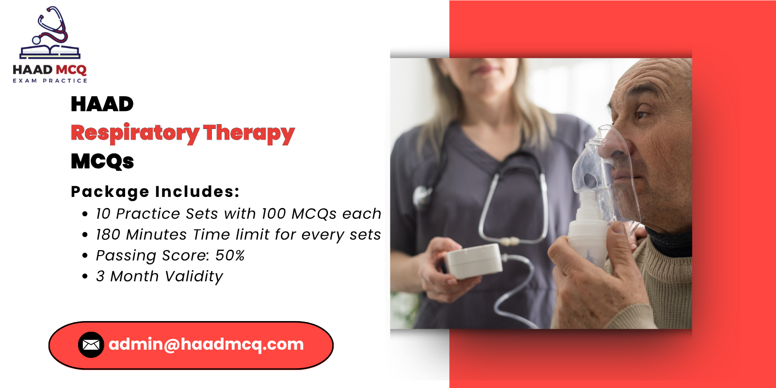 HAAD respiratory therapy MCQs