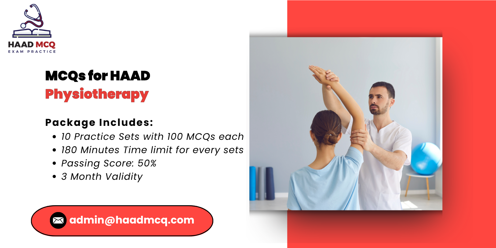 MCQS for HAAD Physiotherapy