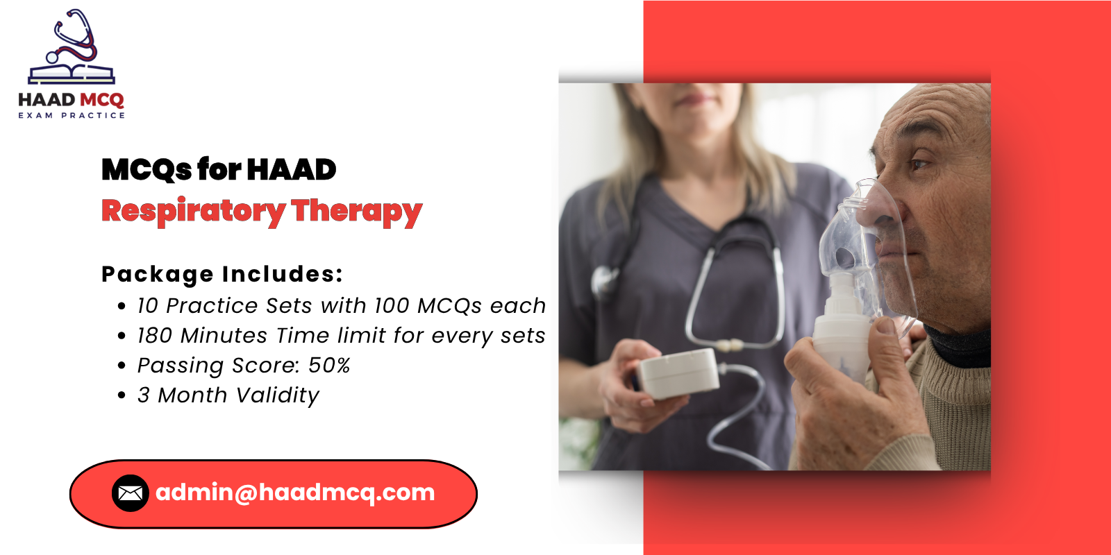 MCQs for HAAD respiratory therapy
