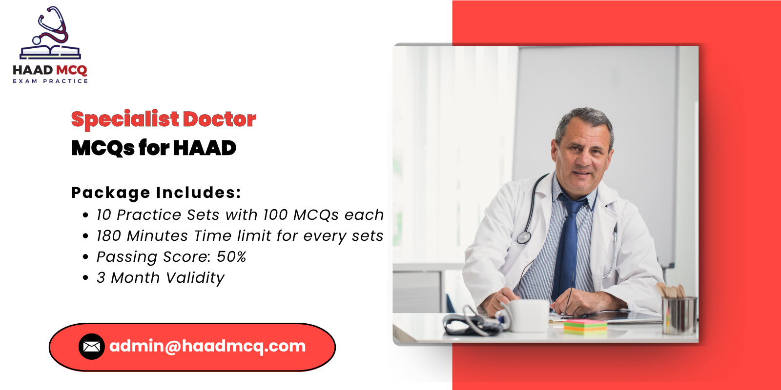 specialist doctor MCQs for HAAD