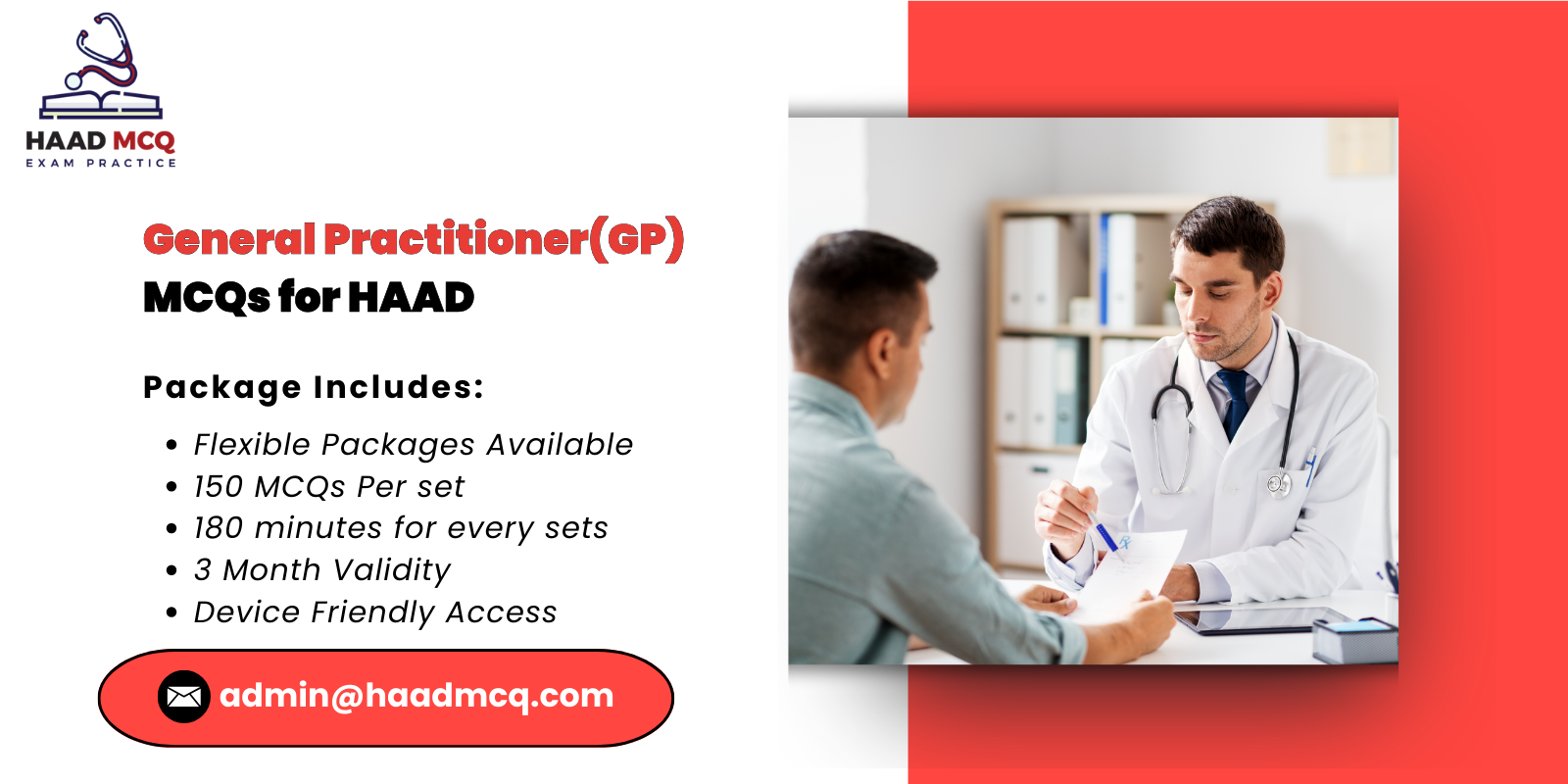 General Practitioner(GP) MCQs for HAAD