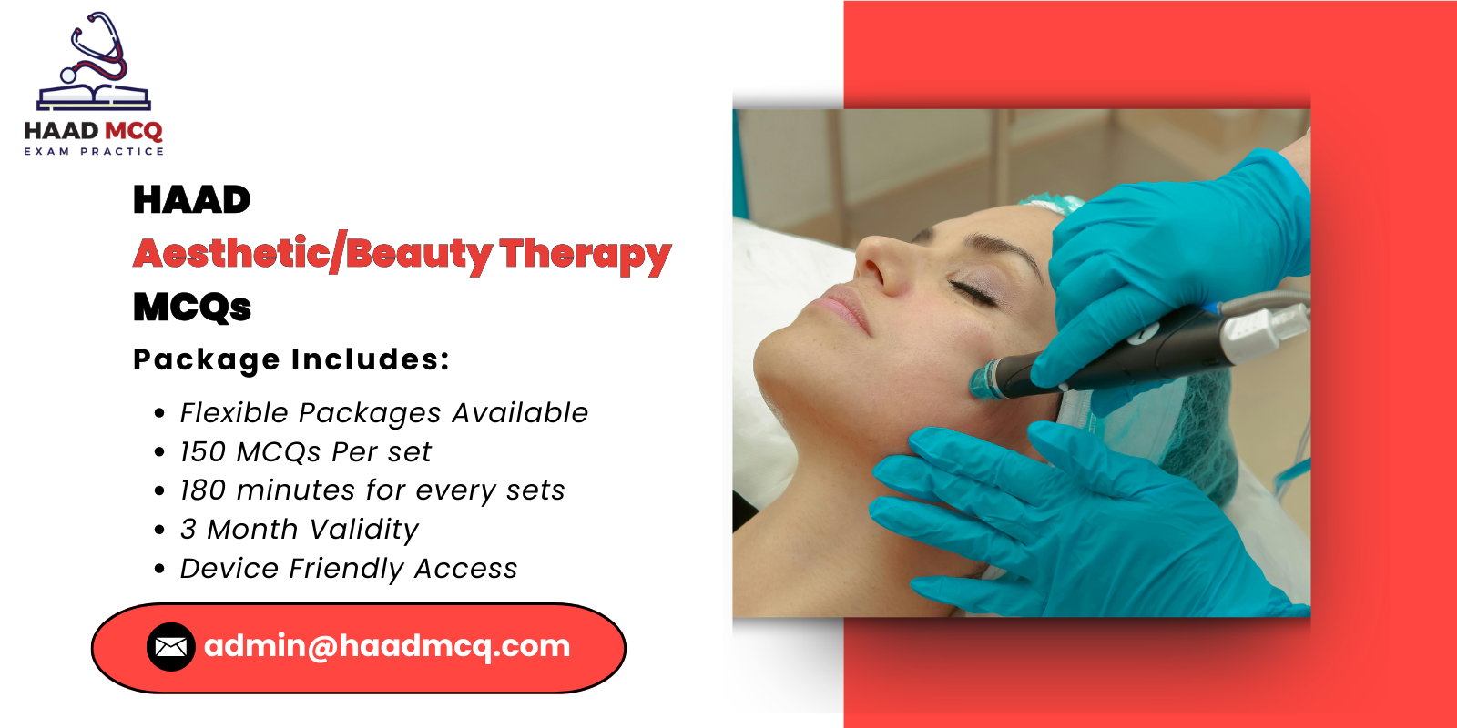 HAAD Aesthetic/Beauty Therapy MCQs