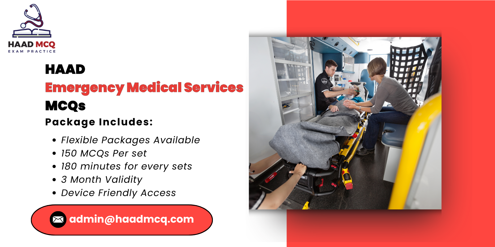 HAAD Emergency Medical Services MCQs