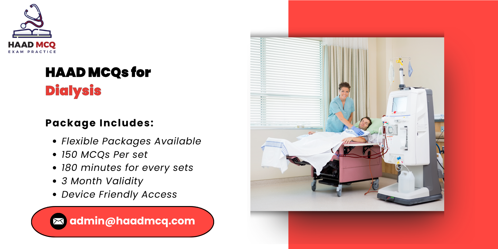 HAAD MCQs for Dialysis