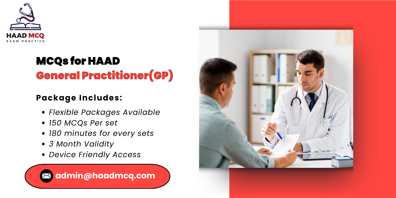MCQs for HAAD General Practitioner(GP)