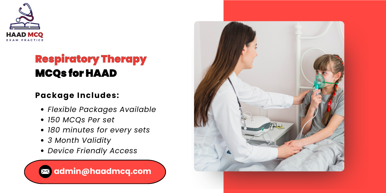 Respiratory Therapy MCQs for HAAD